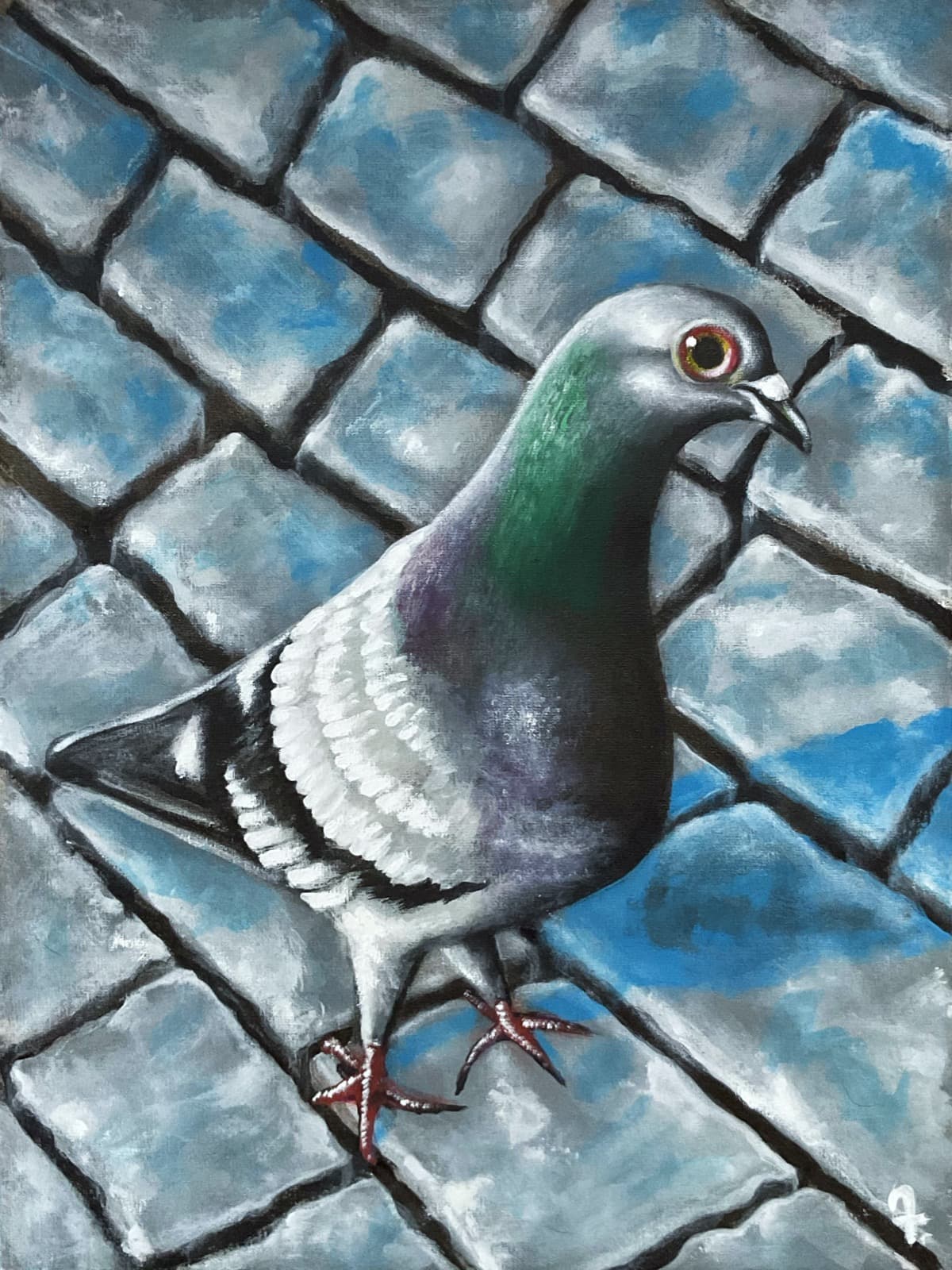 Escutou com Atenção — oil painting by Porfirii Fedorin, 2024