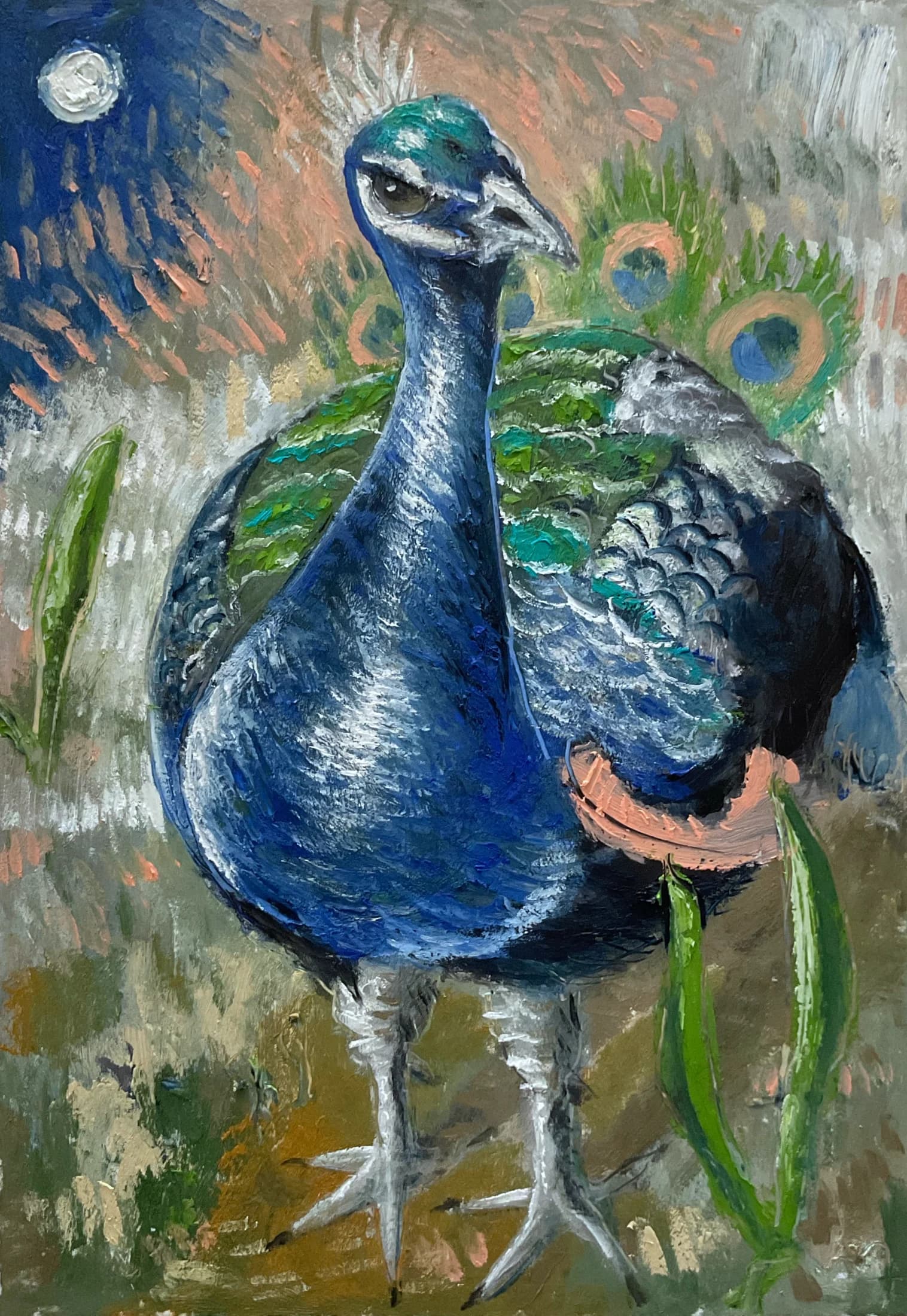 Trapped in the Body — oil painting by Porfirii Fedorin, 2026